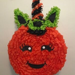 Halloween Unicorn Face  Pinata